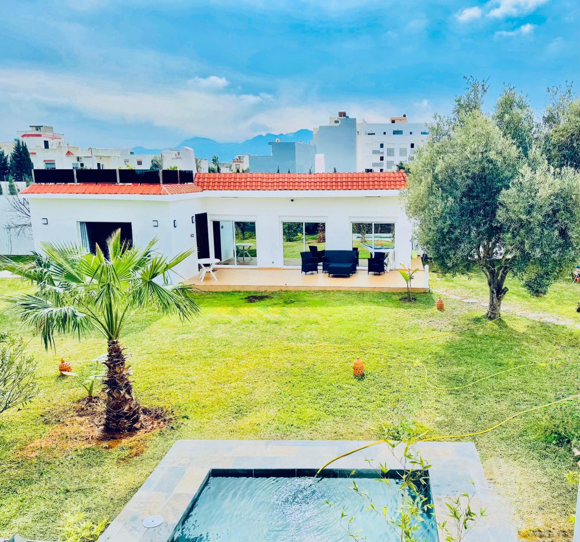 Central Villa With Pool Garden 5Km Sea Cabo Tétouan Eksteriør billede